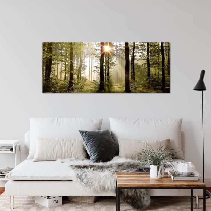 Affiche et toile – Green Trio décoration murale sereine