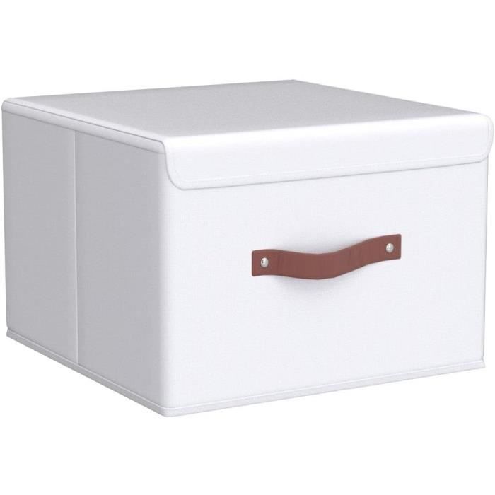 Boîte En Bois Healifty Pour Tampons & Serviettes - Rangement élégant Salle De Bain, Avec Séparateurs