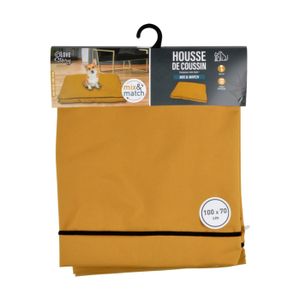 Housse De Coussin 44x44 Cm Avec Motif Chien – Taie D'oreiller Déco En Polyester, Toute Neuve