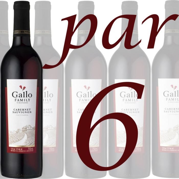 USA: Gallo Cabernet Sauvignon Californie x6