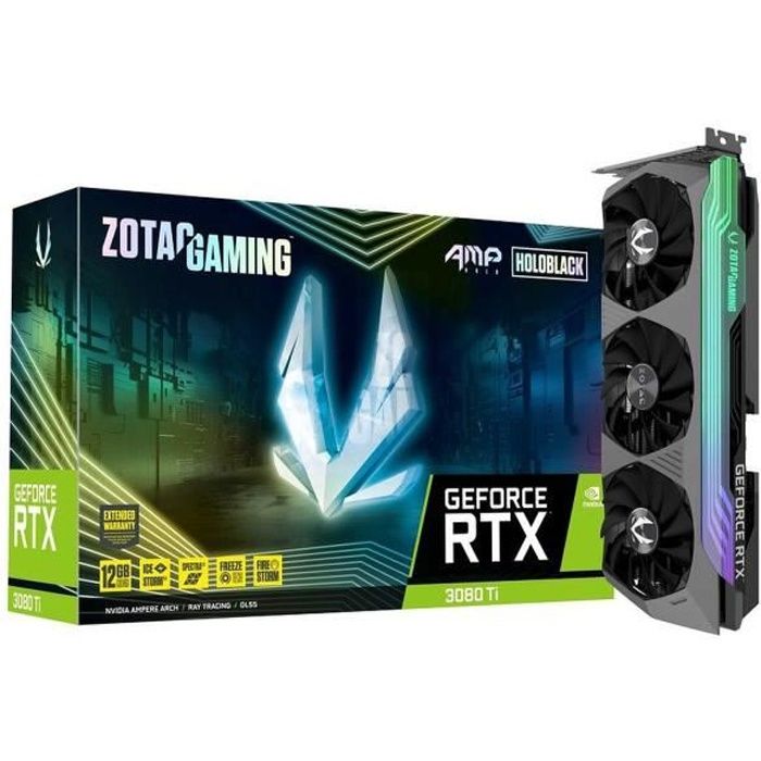 Carte Graphique - ZOTAC - GeForce RTX 3080 Ti AMP HOLO - ZT-A30810F-10P