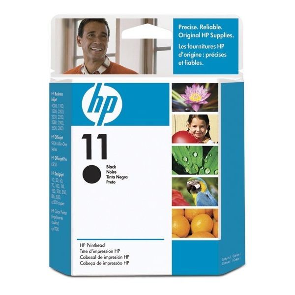 Black Printhead C4810A Ink Printhead HP 11 