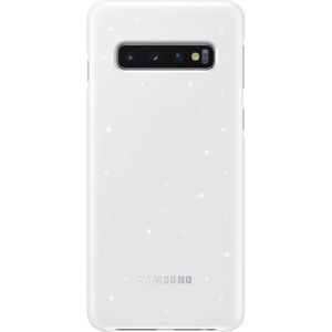 COQUE - BUMPER Samsung Coque avec affichage LED S10 - Blanc