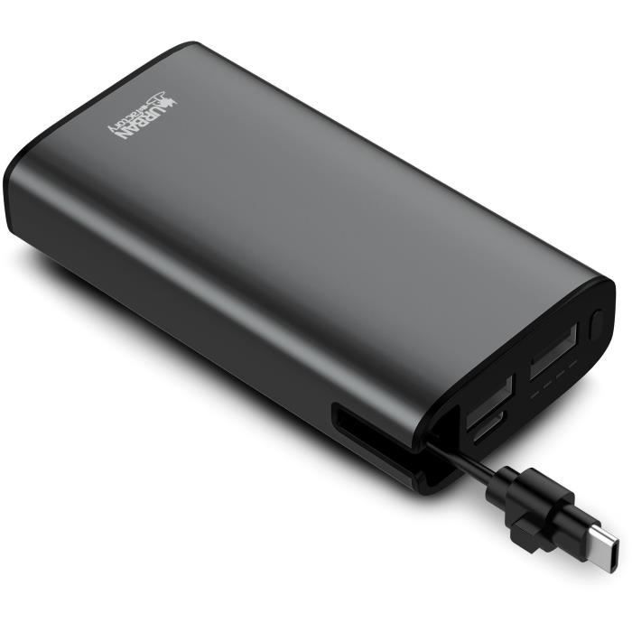 Urban Factory Usb C Powerbank 10000mah Cable Achat Batterie Externe Pas Cher Avis Et Meilleur Prix Cdiscount