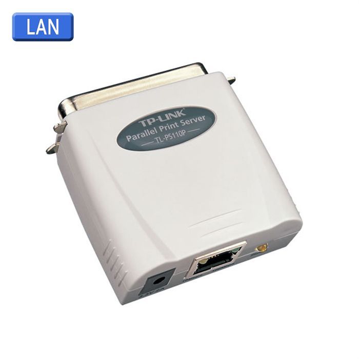 Netgear PS110 10/100 Mbps 2 Port Print Server w/ Adapter Netgear PS110 10/100 Mbps 2 Port Print Server w/ Adapter