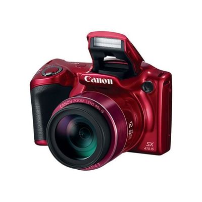 CANON POWERSHOT SX410 IS Rouge - CDD 20 mégapixels - Cdiscount