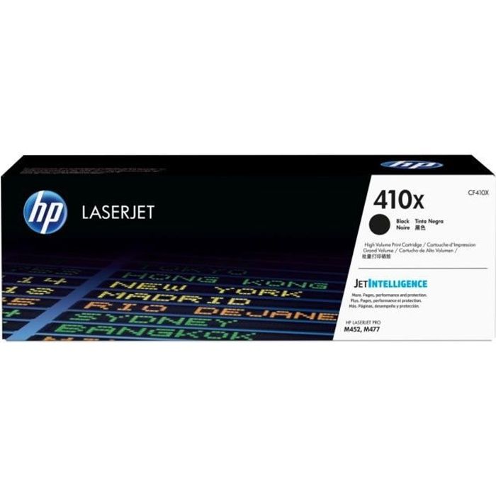 Toner HP 410X Jaune Grande Capacité (CF412X) - Pour Imprimantes LaserJet Pro M377, M452, M477