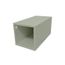 Cube De Rangement Bois Largeur 25 Cm Couleur Gris Dimensions