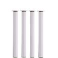 Lot de 4 pieds de table reglable