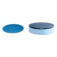 Accueil - Lot de 2 baches Intex pour piscine autoportante 4.57m - Bache solaire + bache de protection Bleu-0
