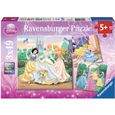 Puzzles Disney Princesses - Ravensburger - Lot de 3 puzzles de 49 pièces - Dès 5 ans-0