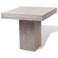 Table Beton Exterieur Achat Vente Pas Cher