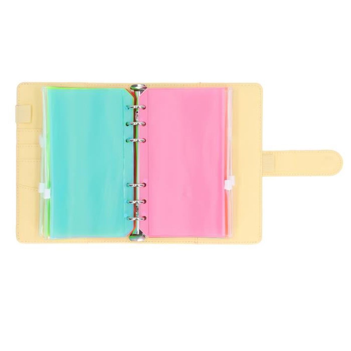 Portefeuille Budget 11 Enveloppes - Organisateur Finances Personnel - Cuir Synthétique 18x9cm
