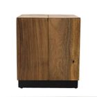 Table d'appoint carrée en bois Suar - MACABANE - 38x38cm - Style ethnique