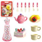 Service à Thé pour Enfants - ATOPDREAM - Jeu de Rôle Petit Cuisinier - Mixte - Blanc - ABS