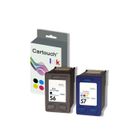 56 57 - 2 Cartouches d'encre compatibles HP 56 57 - Cartouche HP 56 57 CARTOUCHINK - Noir et Couleurs