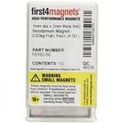 First4magnets(tm) F406FA-20 Magnete in ferrite Y10, Diametro 20 mm x Spessore 3 mm, con