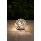 Sphère solaire GALIX - Effet verre brisé - Ø 10 cm - 15 LED blanches