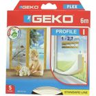 GEKO Joint adhésif en mousse PVC - 9mmx3mmx6m - Blanc