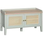 HOMCOM - meuble à chaussures - MDF - 80x35x45cm - Vert