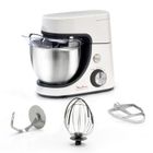 Masterchef MOULINEX QA510110 Robot pâtissier, Puissance 1100W, 8 vitesses, Fonction pulse, Bol 4,6L, Kit de pâtisserie métal -