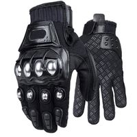 Gants de moto Respirant écran tactile Gants moto doigts Gants de sécurité pleine Textile pour Cyclisme Escalade Noir XXL 1 paire",