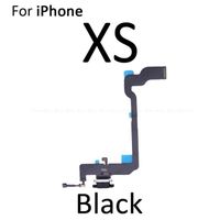 Pour iPhone XS noir - Connecteur de chargeur USB, Port de chargement, Dock, câble flexible pour iPhone, avec