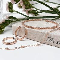 Bracelet boules en or rose en argent sterling 925 plaqué or - Mary & Jules - pour femme