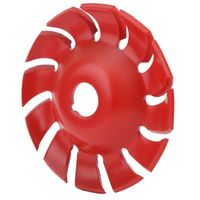 Pwshymi Disque de coupe en bois à 12 dents Disque de Coupe de Bois 12 Dents 90x16mm Rouge pour Meuleuse d'Angle bricolage patin