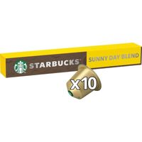 LOT DE 3 - STARBUCKS - Sunny Day Blend Lungo intensité 5 Café Compatible Nespresso - boite de 10 capsules