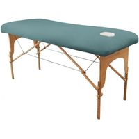 Drap housse de protection en éponge pour table de massage - Bleu pastel - Vivezen
