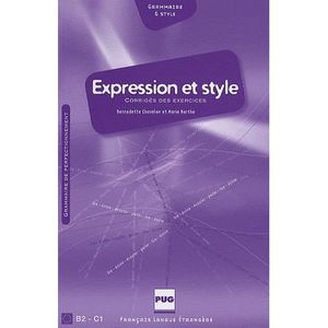 LIVRE LANGUE FRANÇAISE Expression et style B2-C1