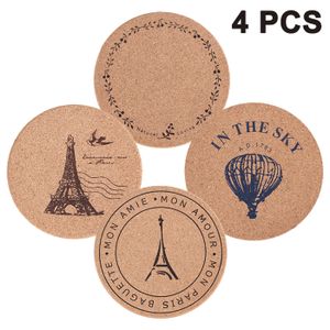 Lot De 2 Dessous De Plat En Liège Naturel Zeller - 30x20 Cm, Protection Thermique Et Anti-taches - 9