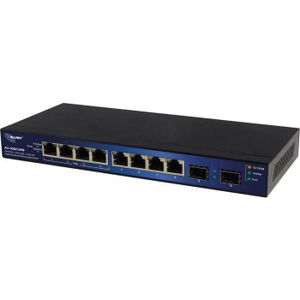 SWITCH - HUB ETHERNET  Switch réseau RJ45-SFP Allnet ALL-SG8210PM 8 ports 1.000 Mo-s fonction PoE 1 pc(s)