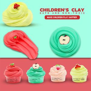 KIT SCULPTURE Kit de fruit slime poupée bricolage pour enfants, Doux, Non collant, Nuage, Slime parfumé, Jouet pour enfants