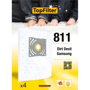 SAC ASPIRATEUR Lot de 4 sacs aspirateur Samsung et Dirt Devil Top