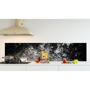 Tulup 100x70cm Credence De Cuisine Sur Verre Securite Divers Un Mur De Pierre Brun Achat Vente Credence Credence De Cuisine Cdiscount
