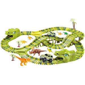 ACCESSOIRE VEHICULE DIY Circuit Voiture Dinosaures avec Dinosaures Jou