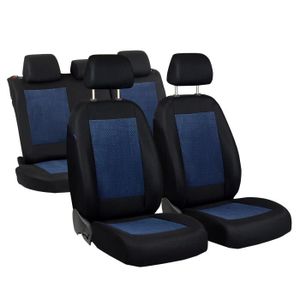 Noir-Bleu Sitzbezüge pour OPEL ZAFIRA Siège-auto référence uniquement siège du conducteur 