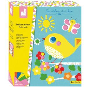 JEU DE STICKERS Kit Créatif - JANOD - Stickers en Mousse Petits Amis - Enfant - Dès 3 Ans