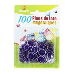 100 pions Magnétiques Loto Bingo jetons aimantés pour bâton magnetic 6 couleurs 