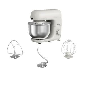 Robot Pâtissier Moulinex Bake Simple - Compact, Fouet, Batteur, Crochet Pétrin, 12 Vitesses, Facile à Utiliser Et Ranger - 2
