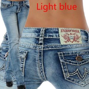 Jean en denim pantalon coupe classique taille normale Cdiscount