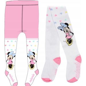 COLLANT Un collant chaud MINNIE disney enfant fille hiver coeur rose