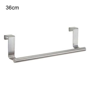 Noir 3 Bras Aiboduo Barre Porte-Serviettes Murale en Aluminium avec 2 Crochets