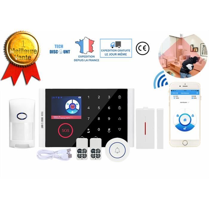 Alarme Factice Solaire Avec LED Clignotante - Fausse Alarm Extérieur IP44 - Dissuasion Cambriolage VisorTech