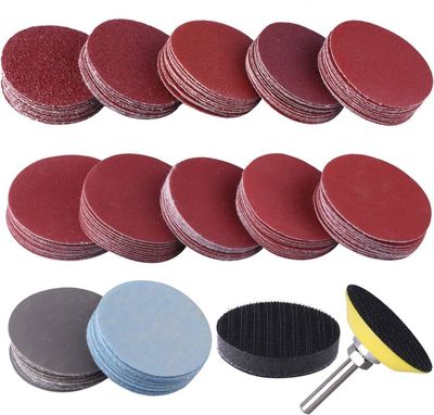 JatilEr Lot De 25 Disques Abrasifs Ronds De 150 Mm Pour Ponceuse