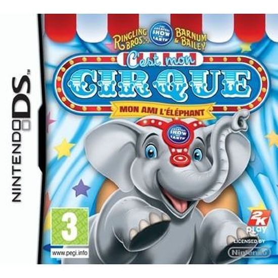 C Est Mon Cirque Mon Ami Elephant Jeu Console N Cdiscount Jeux Video