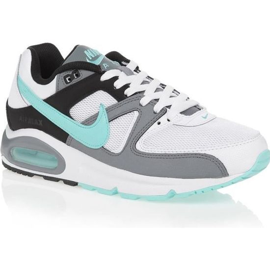 NIKE Baskets Air Max Command - Homme - Blanc, Gris et Menthe - Cdiscount  Chaussures
