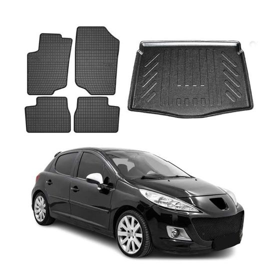 Tapis De Sol Voiture Peugeot Boxer II (2006-2025) 1ère Rangée - TPE Noir, Antidérapant, étanche, Résistant UV, Facile à Nettoyer